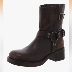 Steve Madden Women's Brixton Motorcycle Boot